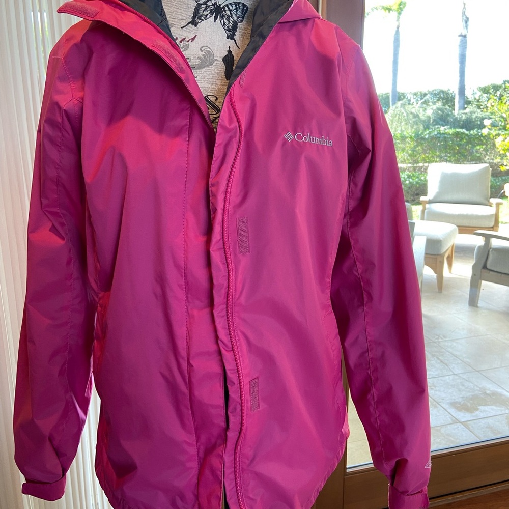 Columbia women’s waterproof jacket in fuchsia pink - THIS ITEM SOLD